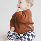 Chunky Knit Sweater | Rust
