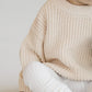 Chunky Knit Sweater | Vanilla