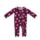 Bamboo Zip Pajamas | Heather Rose Dot