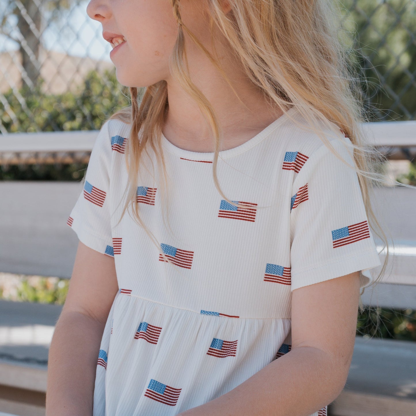 Bamboo T-Shirt Dress | Americana Ribbed