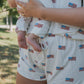 Bamboo Zip Pajamas | Americana Ribbed