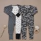 Bamboo Zip Romper | Classic Polka