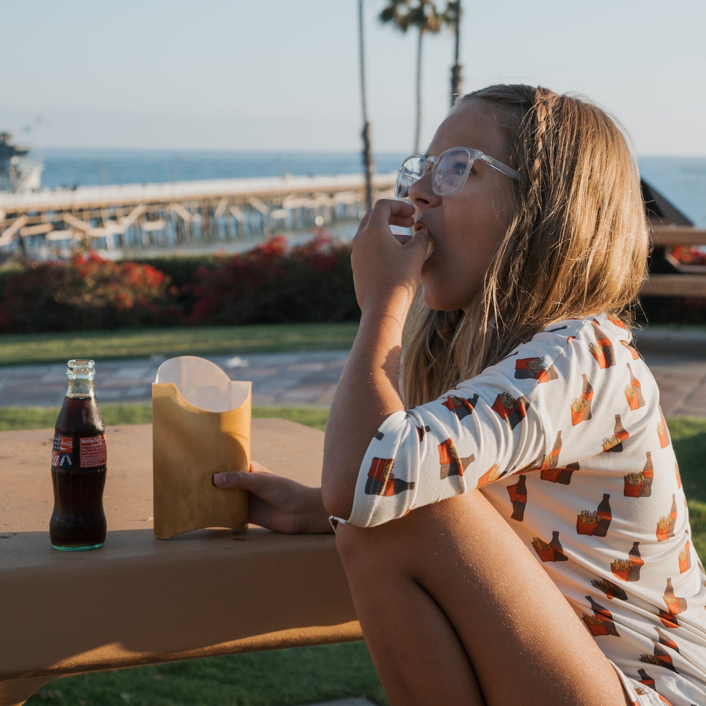 Girl's Bamboo Short Set | Fries & Cola