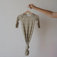 Bamboo Knotted Gown | Linen Grid