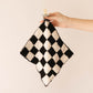 Lovey | Black & White Checkerboard