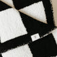 Plush Blanket  | Black & White Checkerboard