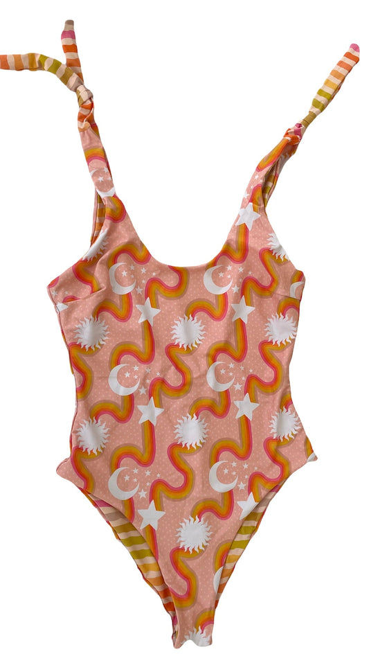 Women’s Celestial Sunset Reversible One-Piece Swimsuit