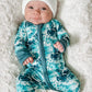 Happiness Comes in Waves Zippy Bamboo Pajamas
