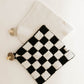 Lovey | Black & White Checkerboard