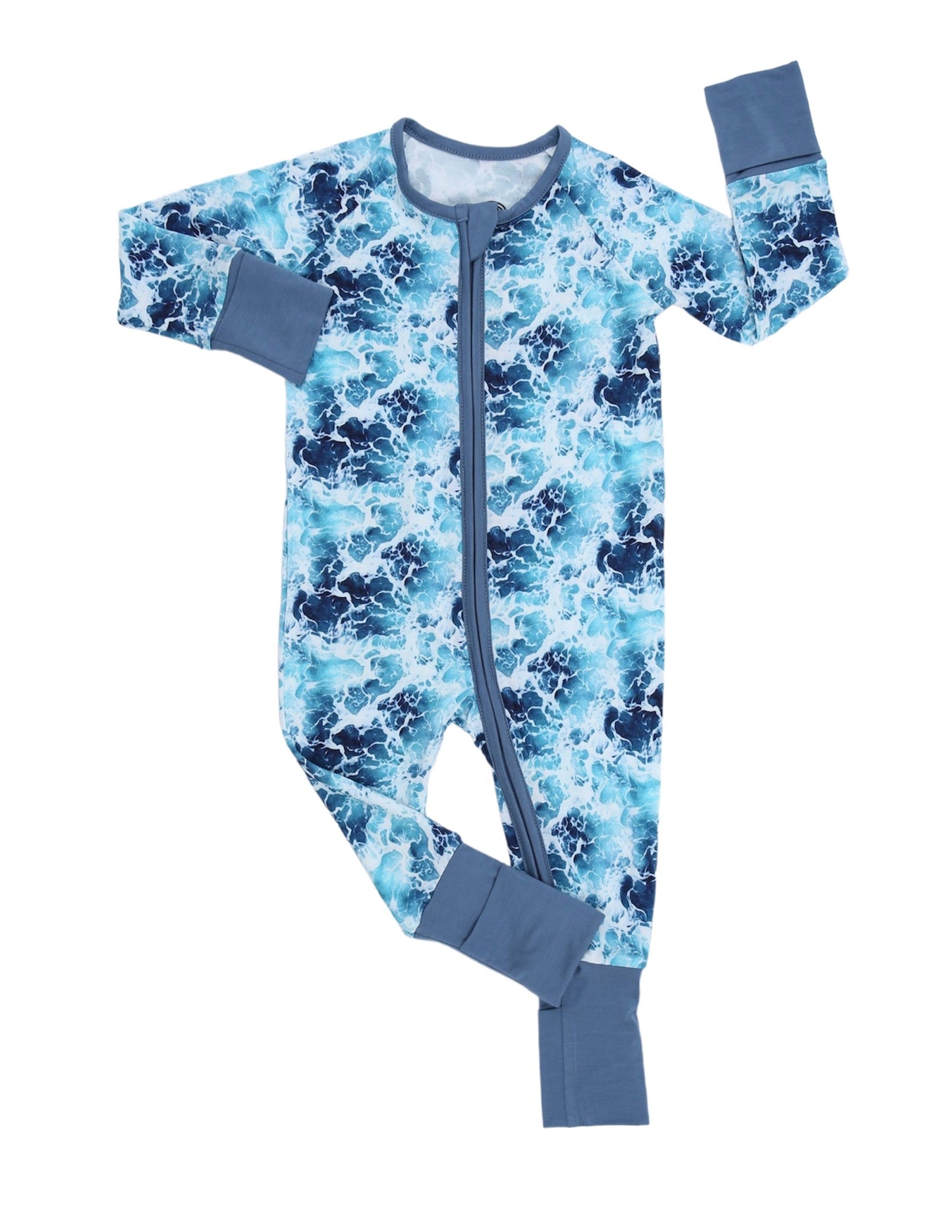Happiness Comes in Waves Zippy Bamboo Pajamas