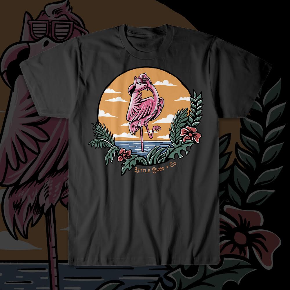 Vibin’ Flamingo Tee