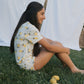 Girl's Bamboo Short Set | Lemon