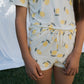 Girl's Bamboo Short Set | Lemon