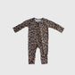 Bamboo Zip Pajamas | Leopard