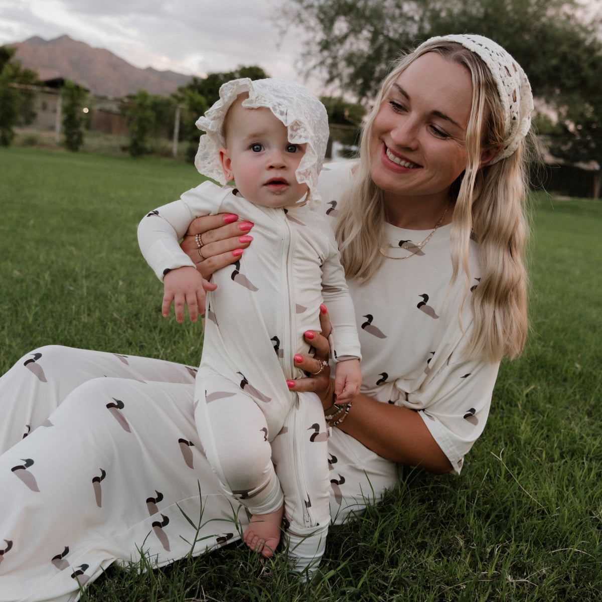 Bamboo Zip Pajamas | Mallard