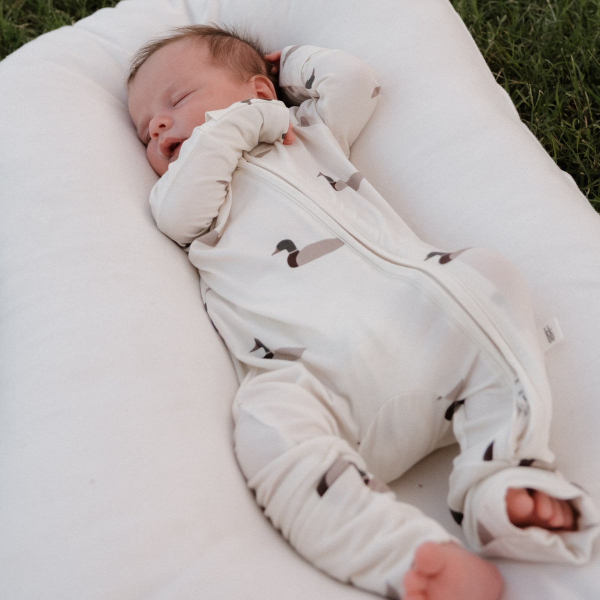 Bamboo Zip Pajamas | Mallard