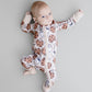 Bamboo Zip Romper | Milk & Cookies