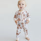 Bamboo Zip Romper | Milk & Cookies