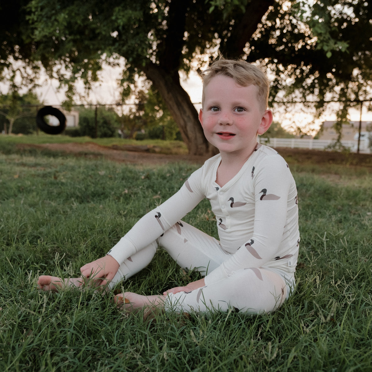 Bamboo Two Piece Pajamas | Mallard