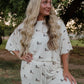Women's Bamboo Crop Tee Lounge Set | Mallard