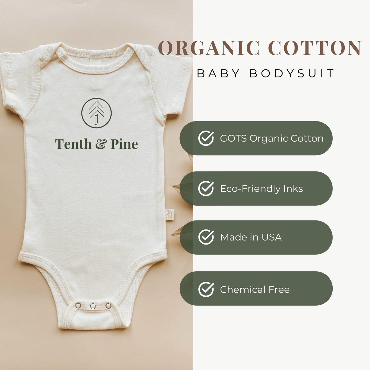 Gobble 'Til Ya Wobble Organic Baby Bodysuit
