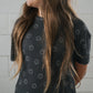 Child Boxy Tee Lounge Set | Smiley Ribbed