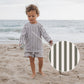 Child Rash Guard | Olive Stripe
