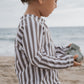 Child Rash Guard | Olive Stripe