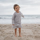 Child Board Short | Olive Stripe