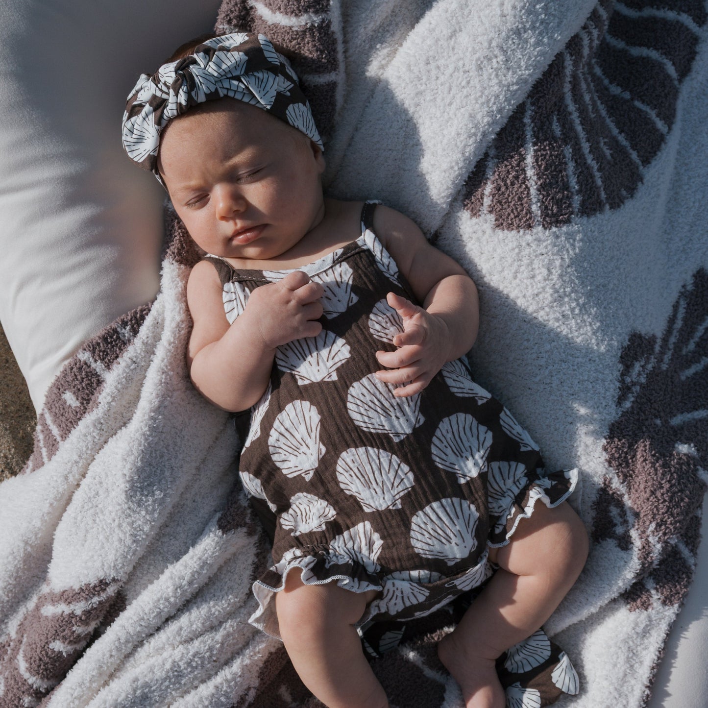 Plush Blanket | Seashells