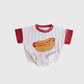 Short Sleeve Romper | Hot Dog