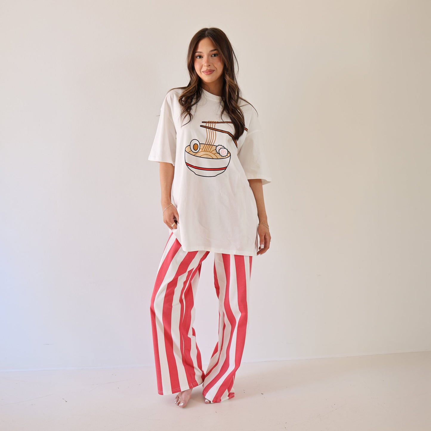 Women's Wide Leg Pants | Tokyo Stripe