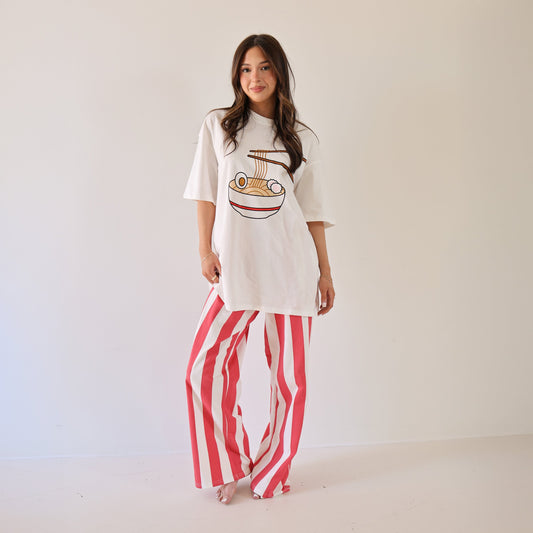 Women's Wide Leg Pants | Tokyo Stripe