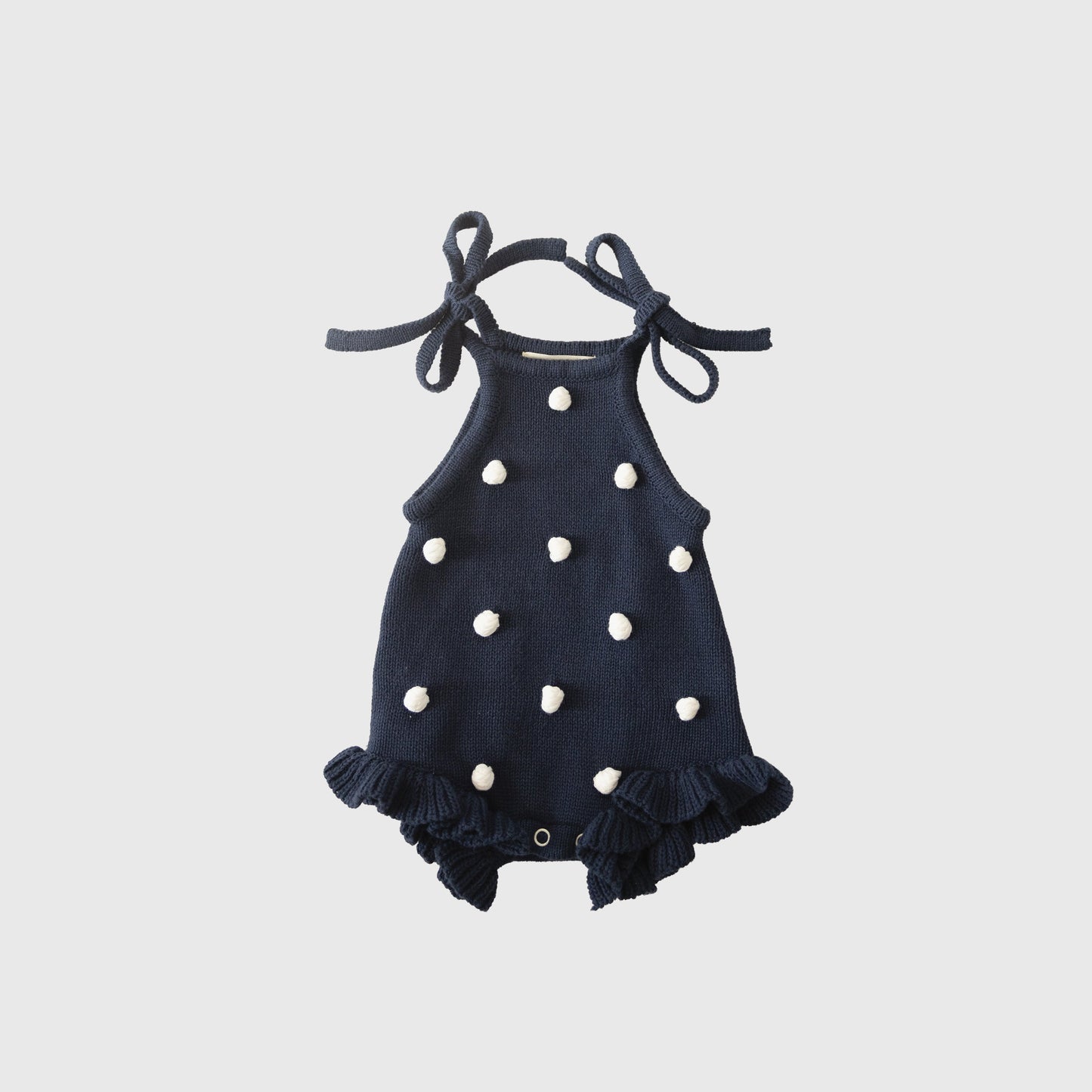 Knit Ruffle Romper | Emery