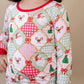 Bamboo Two Piece Set | Santa Patchwork