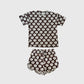 Girl's Bamboo Short Set | Seashells