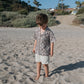 Short Sleeve Muslin Button Up | Summer Check