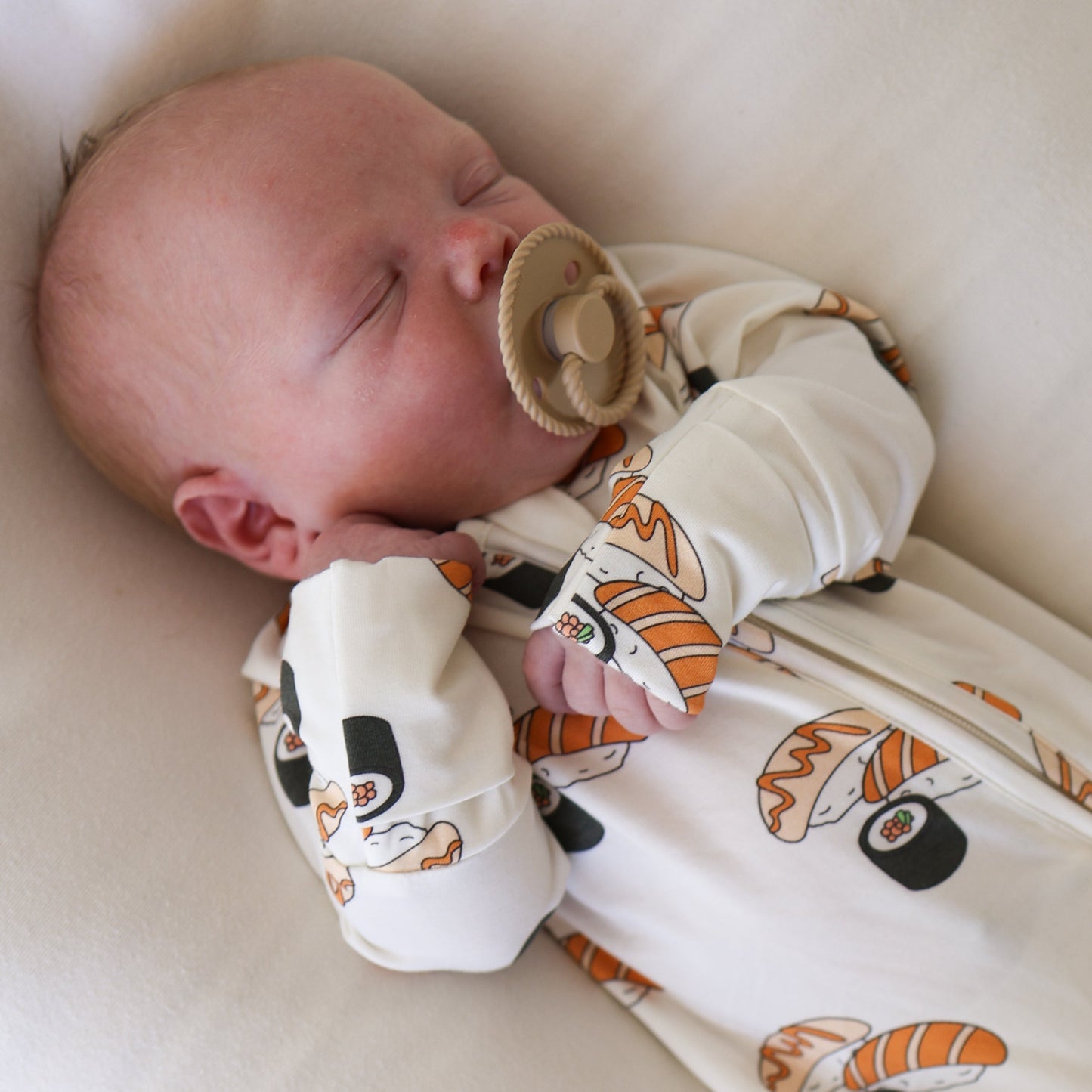 Bamboo Zip Pajamas | Sushi