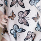 Short Sleeve Bubble Romper | Butterflies