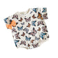 Short Sleeve Bubble Romper | Butterflies