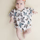 Short Sleeve Bubble Romper | Butterflies
