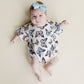 Short Sleeve Bubble Romper | Butterflies