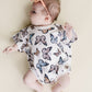Short Sleeve Bubble Romper | Butterflies
