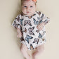 Short Sleeve Bubble Romper | Butterflies