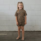 Girl's Bamboo Short Set | Leopard