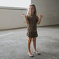 Girl's Bamboo Short Set | Leopard