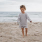 Child Board Short | Olive Stripe