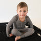 Bamboo Two Piece Pajamas | Street Micro Check