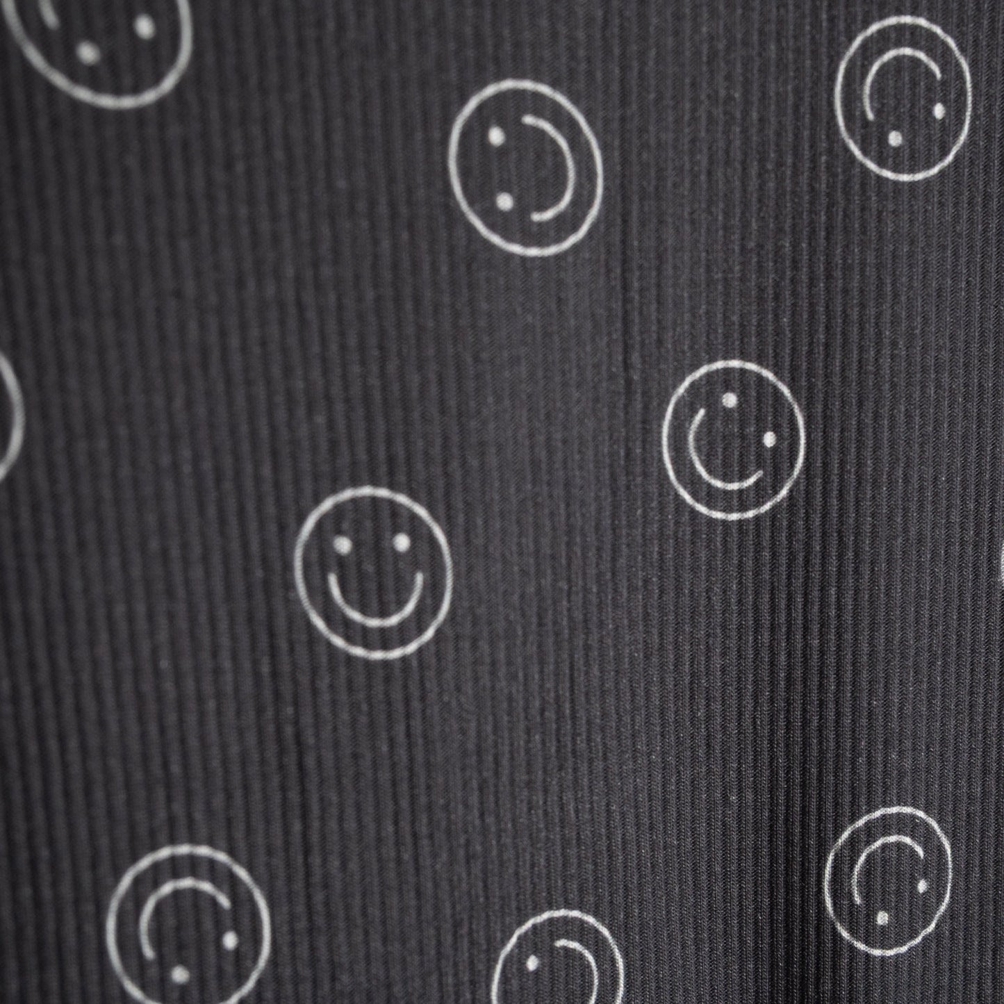 Women's Boxy Tee Lounge Set | Smiley Ribbed