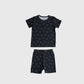 Bamboo Short Set | Smiley Ribbed
